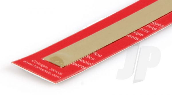 .16 X 1/2 .41mm X 12.7mm Brass Strip 1