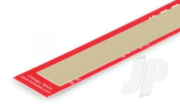 0.16 X 3/4 .41mm X 19.05mm Brass Strip 1