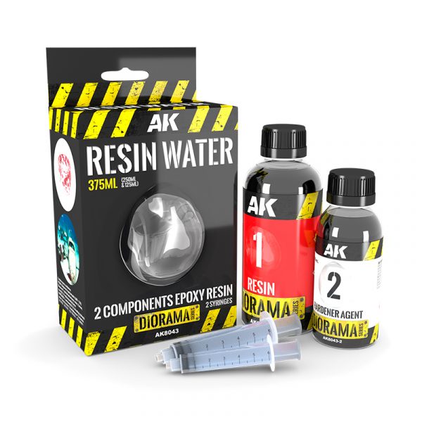 Water 2 components Epoxy Resin 375ml