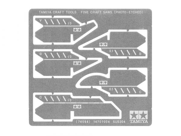 Fine Craft Saws (photo-Etched) Tamiya 74094