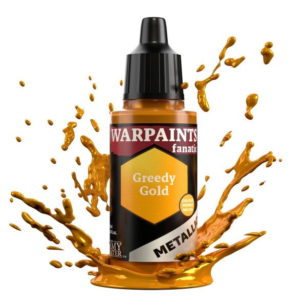 Warpaints Fanatic Metallic: Greedy Gold - 18ml