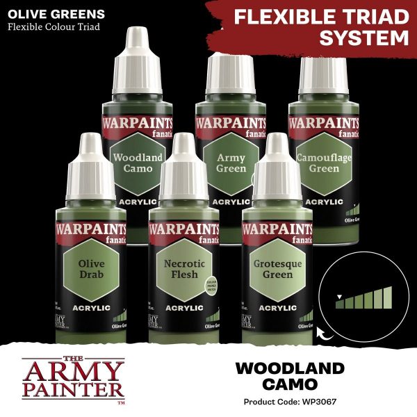 Warpaints Fanatic: Woodland Camo - 18ml