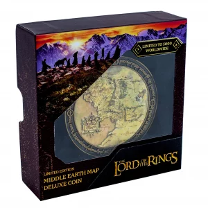 Lord Of The Rings: Middle Earth Map Deluxe Coin 1142312