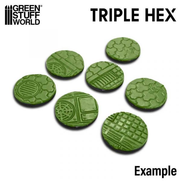 rolling-pin-hobby-roller-triplehexagons-triplehex-infinity-bases