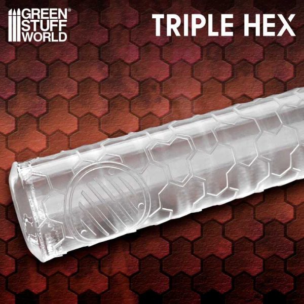 rolling-pin-hobby-roller-triplehexagons-triplehex-infinity-bases