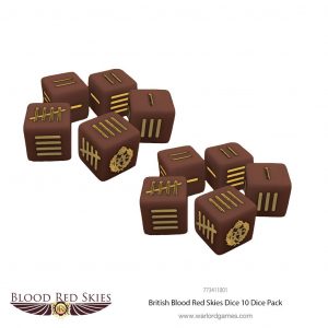 Blood Red Skies Dice: British