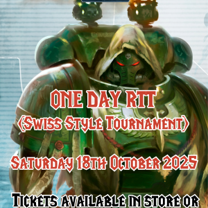 WGS| Warhammer 40,000 RTT Saturday, 18th October 2025