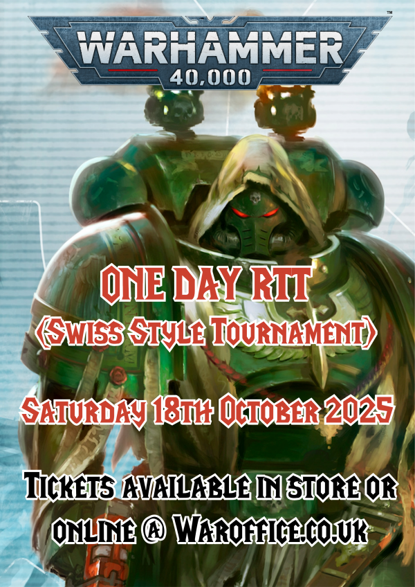 WGS| Warhammer 40,000 RTT Saturday, 18th October 2025